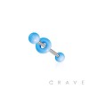 DONUT HOLE 316L SURGICAL STEEL TONGUE BARBELL